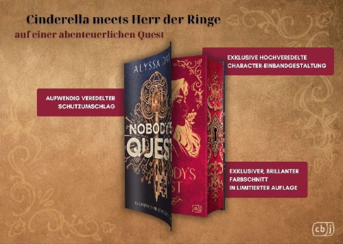 Buchcover und Innenansicht für das Buch: The Nobody Chronicles #1 von 3