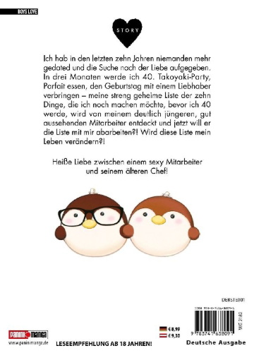 Buchcover und Innenansicht für das Buch: 10 erste Male, bevor ich 40 werde 01