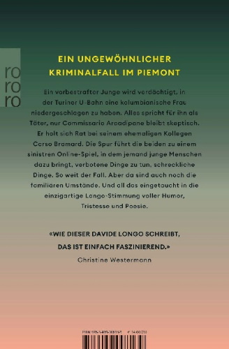 Buchcover und Innenansicht für das Buch: Una rabbia semplice