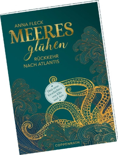 Buchcover und Innenansicht für das Buch: Schmuckschuber Meeresglühen-Trilogie