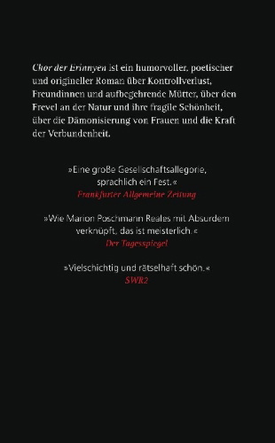 Buchcover und Innenansicht für das Buch: Chor der Erinnyen