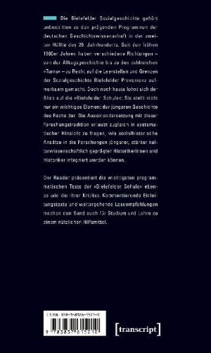 Buchcover und Innenansicht für das Buch: Die Bielefelder Sozialgeschichte