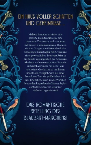 Buchcover und Innenansicht für das Buch: The House Saphir