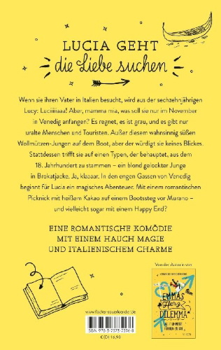 Buchcover und Innenansicht für das Buch: Gondelküsse und Zeitensprünge