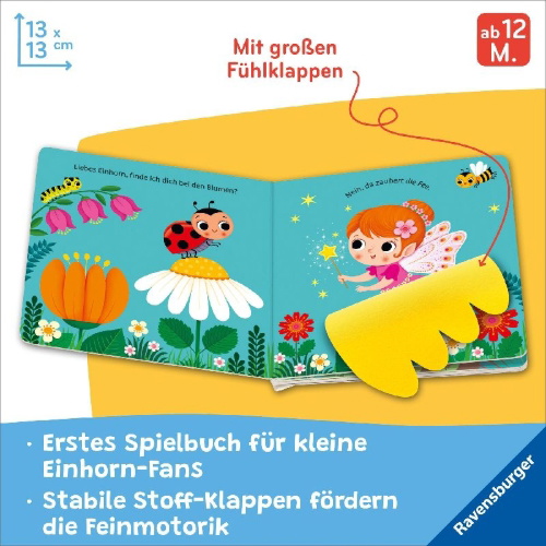 Buchcover und Innenansicht für das Buch: Wo bist du, liebes Einhorn?