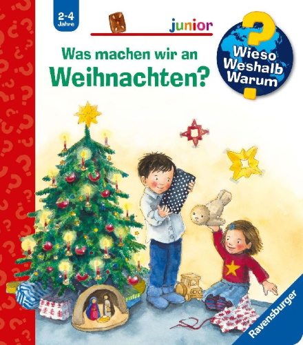 Buchcover und Innenansicht für das Buch: Wieso? Weshalb? Warum? junior, Band 44: Was machen wir an Weihnachten?