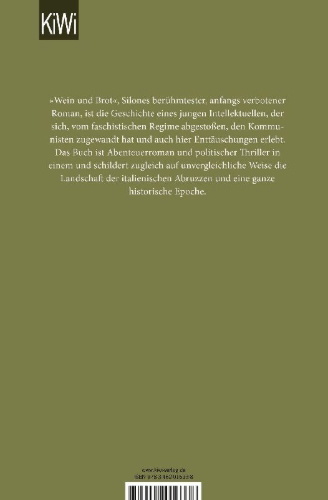 Buchcover und Innenansicht für das Buch: Wein und Brot