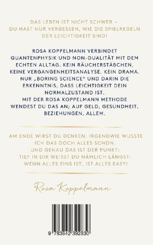 Buchcover und Innenansicht für das Buch: Wenn alles eins ist, ist alles easy