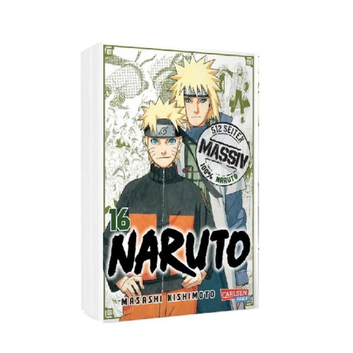 Buchcover und Innenansicht für das Buch: NARUTO Massiv 16