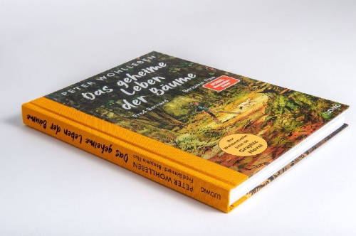 Buchcover und Innenansicht für das Buch: La Vie secrète des arbres en BD