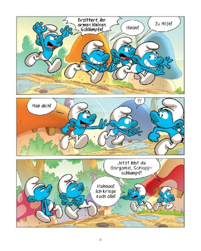 Buchcover und Innenansicht für das Buch: Grandir avec les Schtroumpfs 10