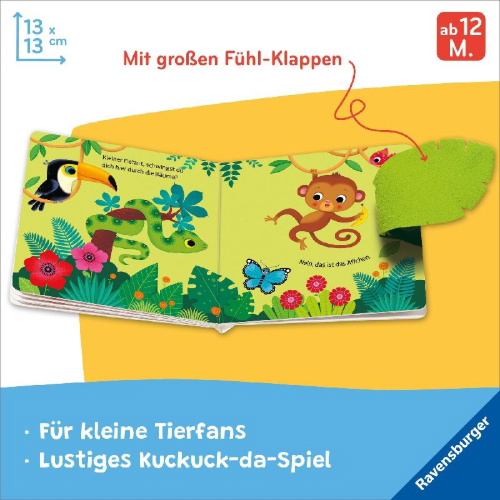 Buchcover und Innenansicht für das Buch: Wo bist du, kleiner Elefant?