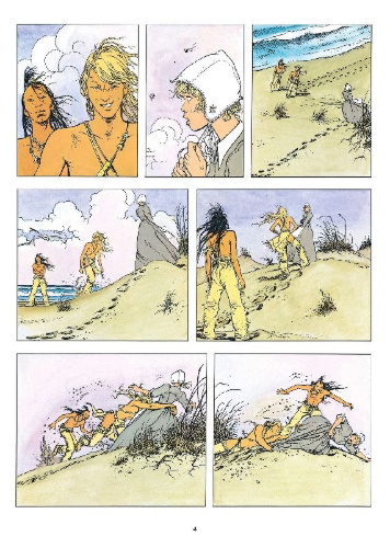 Buchcover und Innenansicht für das Buch: Un été indien