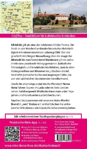 Buchcover und Innenansicht für das Buch: Reise Know-How CityTrip Krakau