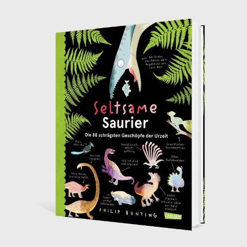 Buchcover und Innenansicht für das Buch: Weirdosaurus
