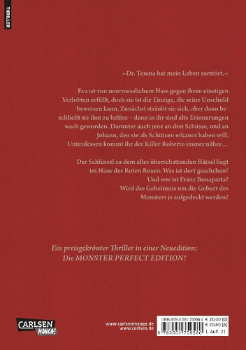 Buchcover und Innenansicht für das Buch: Monster Perfect Edition 7