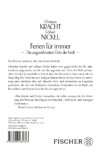 Buchcover und Innenansicht für das Buch: Ferien für immer