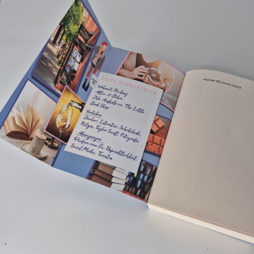 Buchcover und Innenansicht für das Buch: 30 Days, 10 Dates & 1 Drama