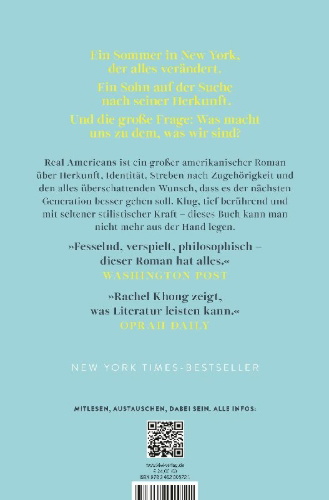 Buchcover und Innenansicht für das Buch: Real Americans