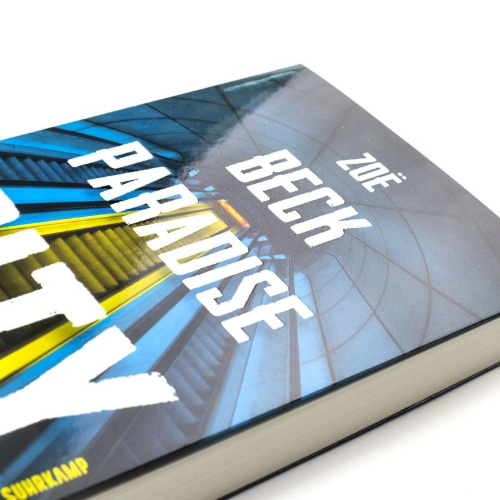 Buchcover und Innenansicht für das Buch: Paradise City