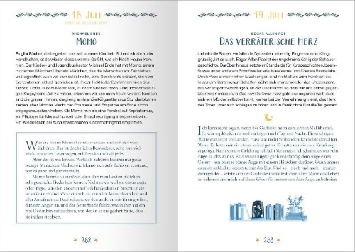Buchcover und Innenansicht für das Buch: Ein Buch für jeden Tag