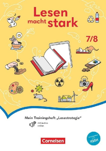 Buchcover und Innenansicht für das Buch: Lesen macht stark - Sekundarstufe I - 7./8. Schuljahr