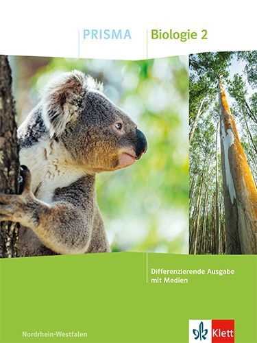 Buchcover und Innenansicht für das Buch: Prisma Biologie 2. Schulbuch Klasse 7-10. Differenzierende Ausgabe Nordrhein-Westfalen