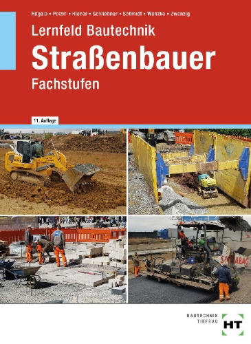 Buchcover und Innenansicht für das Buch: Lernfeld Bautechnik Straßenbauer