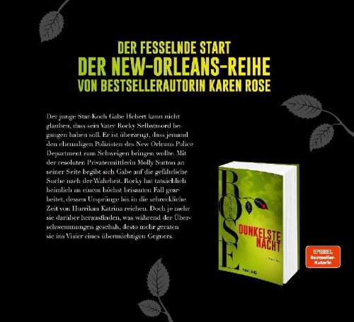 Buchcover und Innenansicht für das Buch: Beneath Dark Waters