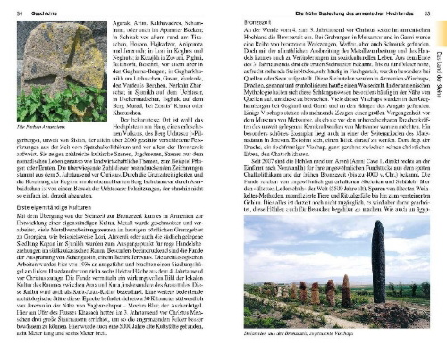 Buchcover und Innenansicht für das Buch: TRESCHER Reiseführer Armenien