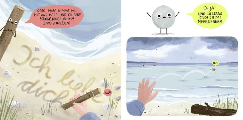 Buchcover und Innenansicht für das Buch: Stock & Stein