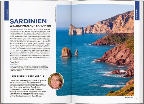 Buchcover und Innenansicht für das Buch: LONELY PLANET Reiseführer Sardinien