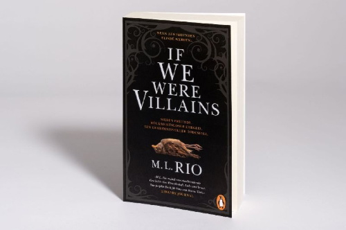 Buchcover und Innenansicht für das Buch: If we were villains