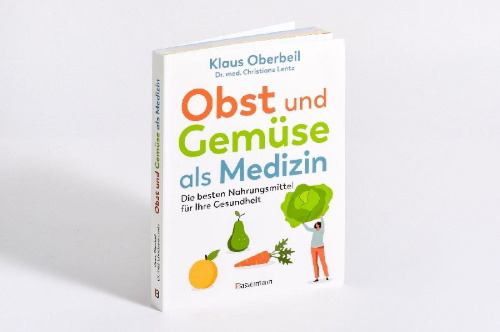 Buchcover und Innenansicht für das Buch: Obst und Gemüse als Medizin. Die besten Nahrungsmittel für Ihre Gesundheit