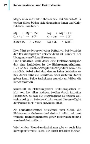 Buchcover und Innenansicht für das Buch: Kompakt-Wissen Chemie