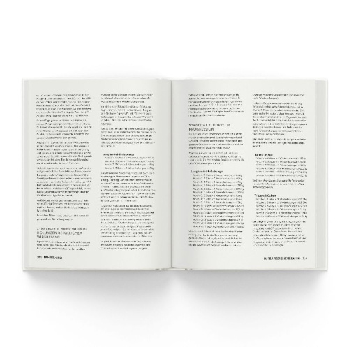 Buchcover und Innenansicht für das Buch: Die Muskel-Leiter