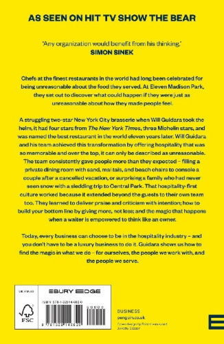 Buchcover und Innenansicht für das Buch: Unreasonable Hospitality