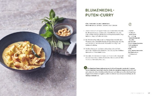 Buchcover und Innenansicht für das Buch: Meine 80 besten Rezepte für eine gesunde Leber
