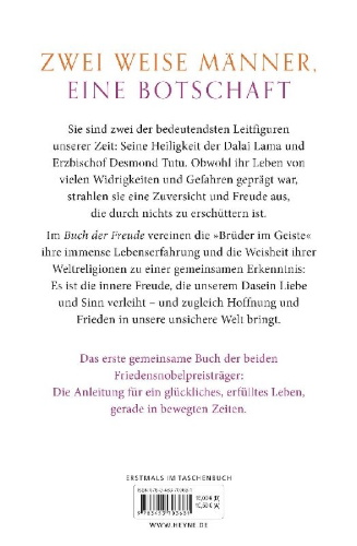 Buchcover und Innenansicht für das Buch: The Book of Joy