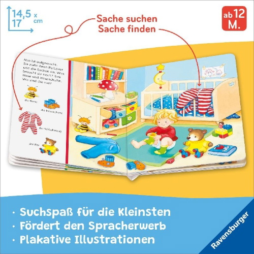 Buchcover und Innenansicht für das Buch: Mein erstes Sachen suchen: Mein Zuhause