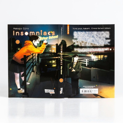 Buchcover und Innenansicht für das Buch: Kimi wa Houkago Insomnia