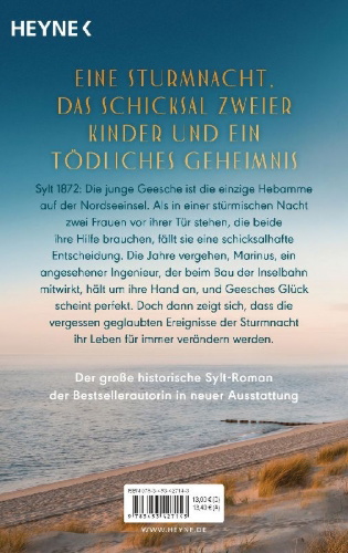 Buchcover und Innenansicht für das Buch: Die Hebamme von Sylt