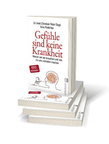 Buchcover und Innenansicht für das Buch: Gefühle sind keine Krankheit