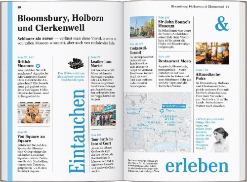 Buchcover und Innenansicht für das Buch: DUMONT Reise-Taschenbuch Reiseführer London