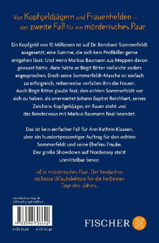 Buchcover und Innenansicht für das Buch: Ein mörderisches Paar - Der Verdacht