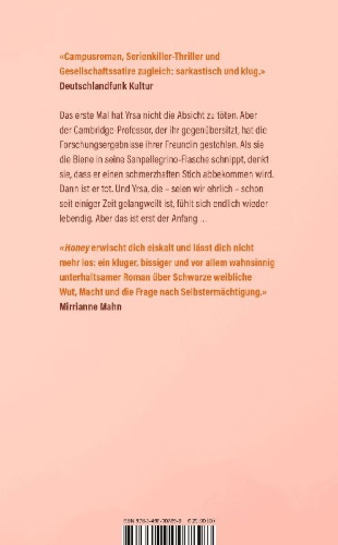 Buchcover und Innenansicht für das Buch: Honey