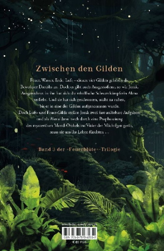 Buchcover und Innenansicht für das Buch: Feuerblüte - Orakel des Mondes