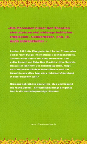 Buchcover und Innenansicht für das Buch: Antichristie