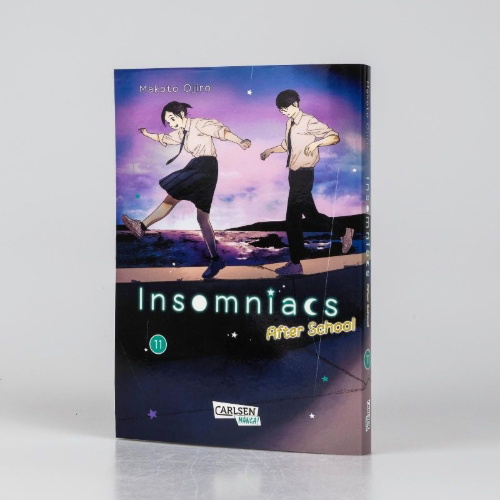 Buchcover und Innenansicht für das Buch: Kimi wa Houkago Insomnia