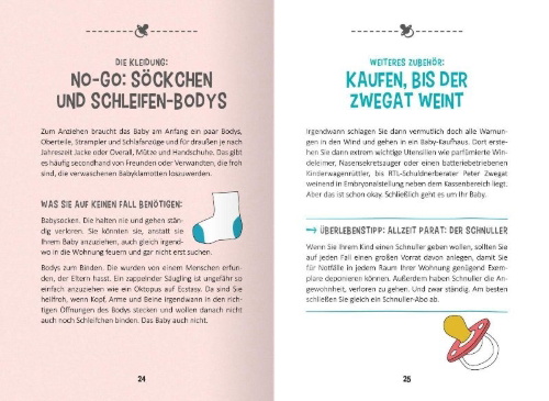 Buchcover und Innenansicht für das Buch: Hilfe, ich werde Papa!